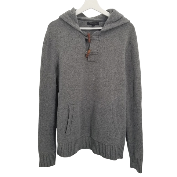 Banana Republic Sweaters - Banana Republic Merino Wool Toggle Hooded Sweater